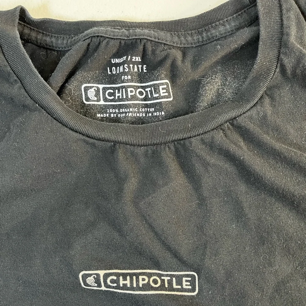 Loomstate Black Short Sleeve Tee Chipotle “as real as it gets” unisex 2X - Picture 5 of 9
